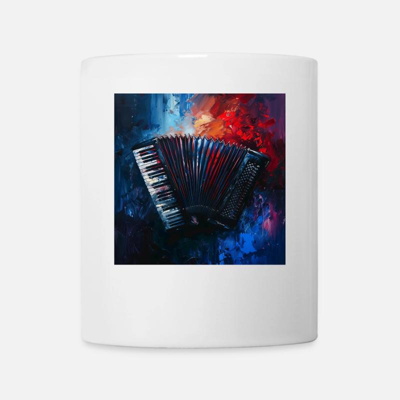 Akkordeon - Tasse - Weiß