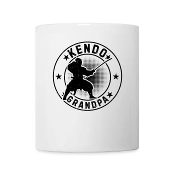 Kendo Grand-père Kendo Combattant Grand-père Lutteur de Kendo - Mug blanc - blanc - Devant