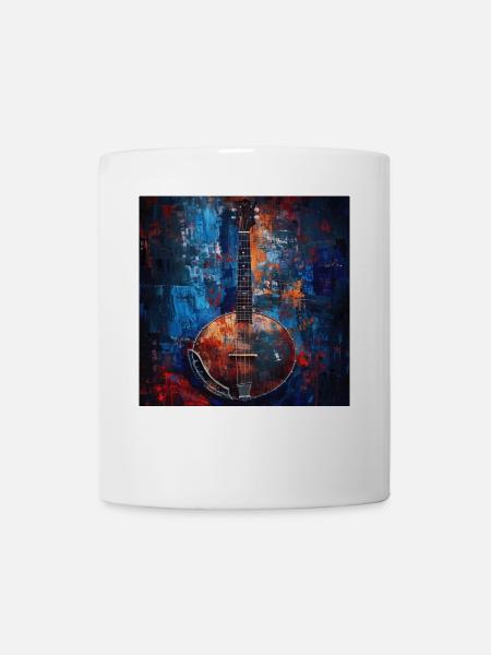 Banjo - Tasse - Weiß