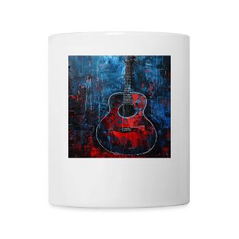 Guitare - Mug blanc - blanc - Devant