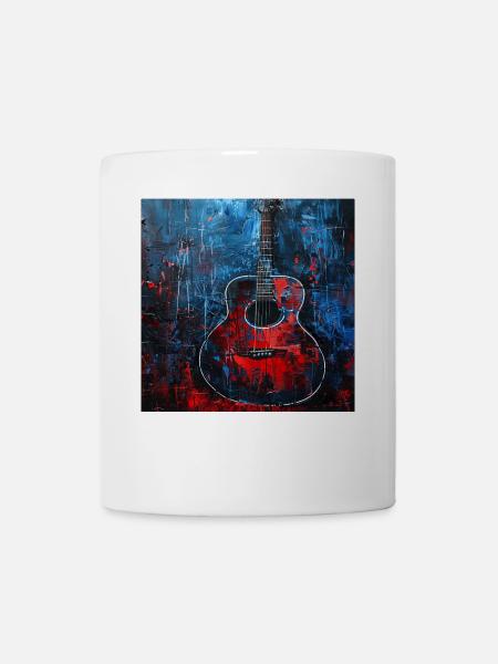 Guitare - Mug blanc - blanc