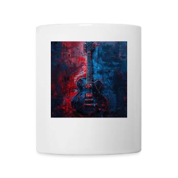 Guitare - Mug blanc - blanc - Devant