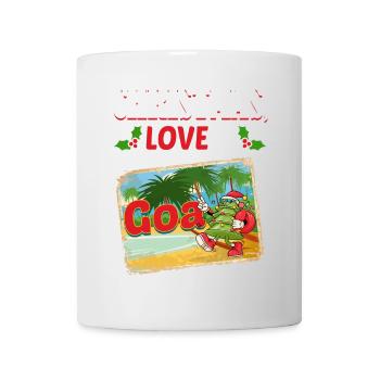 Noël Disco, Rave, Techno, House, Goa, Fête - Mug blanc - blanc - Devant