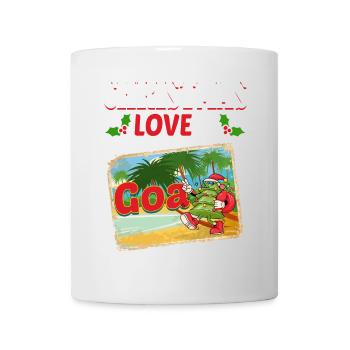 Weihnachten Disco, Rave, Techno, House, Goa, Party - Tasse - Weiß - Vorne