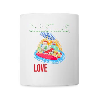 Weihnachten Disco, Rave, Techno, House, Goa, Party - Tasse - Weiß - Vorne