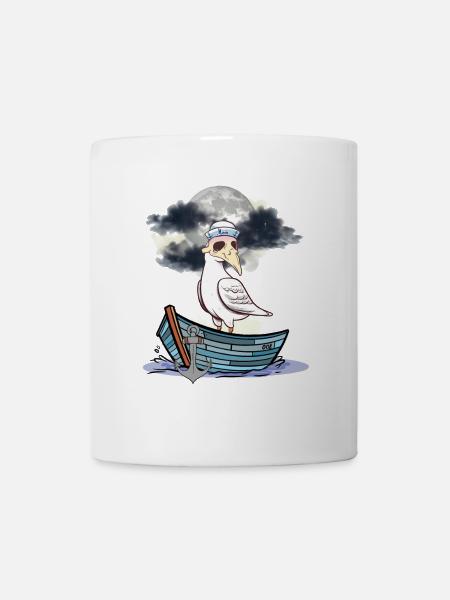 Möwe Möwen Naturschutz Umweltverschmutzung - Tasse - Weiß