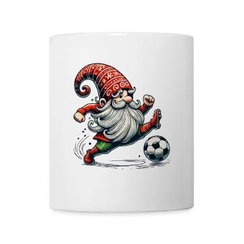 Christmas Football Gnome Elf Gnome - Mug - white - Front