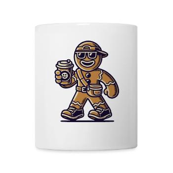 Funny gingerbread snob for Christmas - Mug - white - Front
