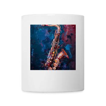 Saxophone - Mug - white - Front