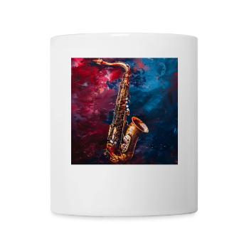 Saxophone - Mug - white - Front