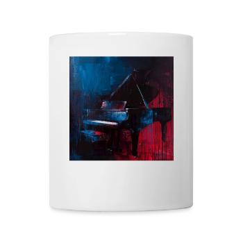 piano - Mug blanc - blanc - Devant