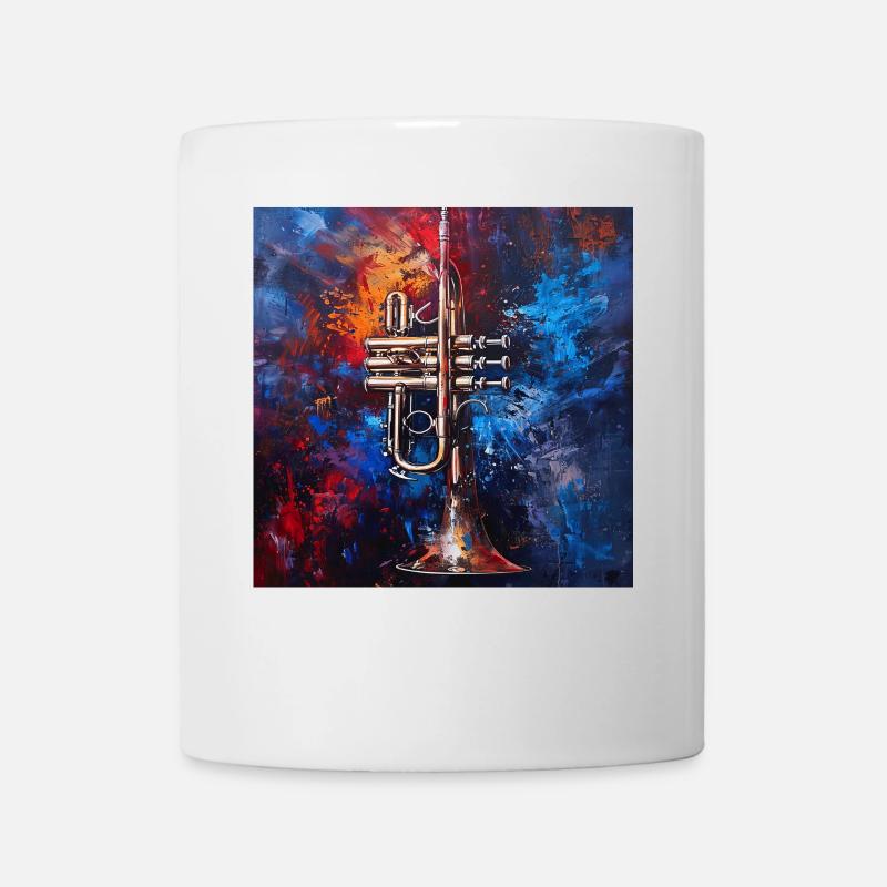 Trompete - Tasse - Weiß