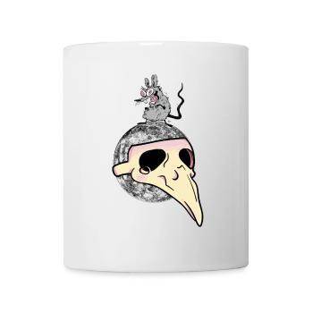 Fléau Planète Terre Pollution des rats - Mug blanc - blanc - Devant