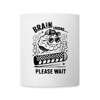 Charge cérébrale Drôle Humour intelligent Progrès Art - Mug blanc - blanc - Devant