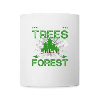 Vous ne pouvez pas voir la forêt pour les arbres - Mug blanc - blanc - Devant