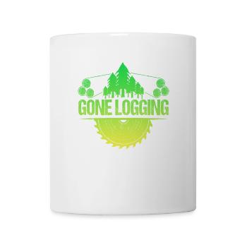 Gone Logging - Mug - white - Front