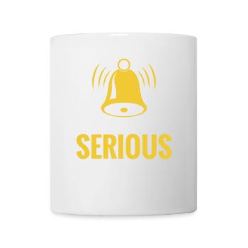 Clochettes , c’est un problème sérieux - Mug blanc - blanc - Devant