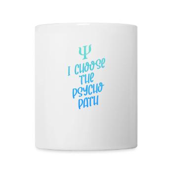 Je choisis le parcours Psycho - Mug blanc - blanc - Devant