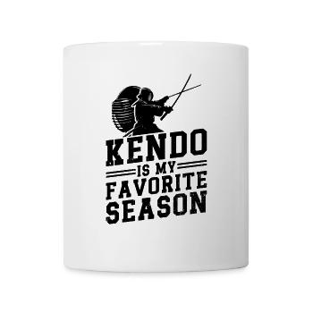 Le Kendo est ma saison préférée - Kendo drôle - Mug blanc - blanc - Devant