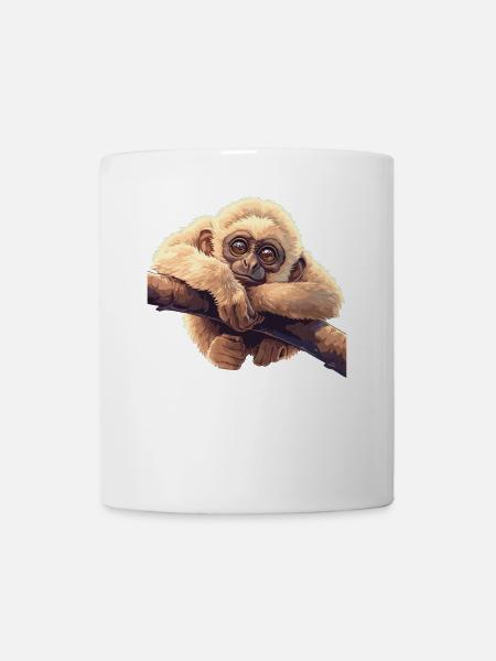 Gibbons Gibbon - Tasse - Weiß