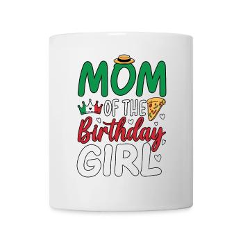 Mom Of The Birthday Girl - Tasse - Weiß - Vorne