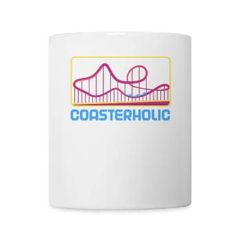 Roller coaster amusement park funfair amusement park - Mug - white - Front