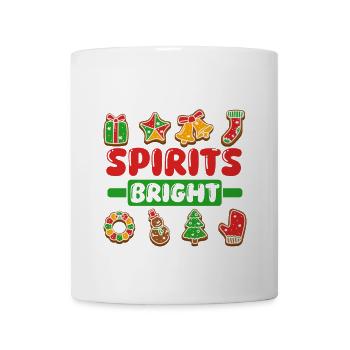 Noël, Amour et pâtisserie, Douce joie des fêtes - Mug blanc - blanc - Devant