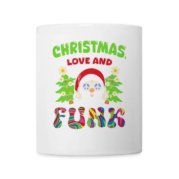 Christmas, Love and Funk – Festive Groove Music - Mug - white - Front