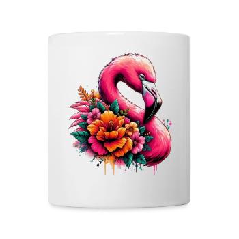Flamant - Mug blanc - blanc - Devant