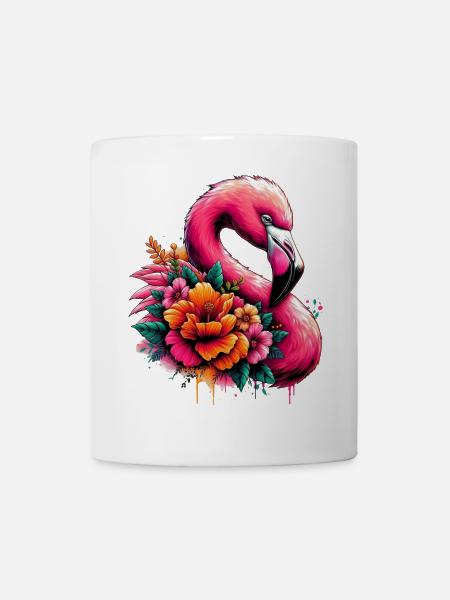 Flamingo - Mug - white