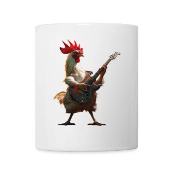 Guitare Coq - Mug blanc - blanc - Devant
