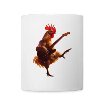 Guitare Coq - Mug blanc - blanc - Devant