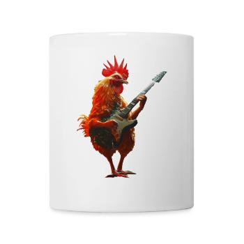 Guitare Coq - Mug blanc - blanc - Devant