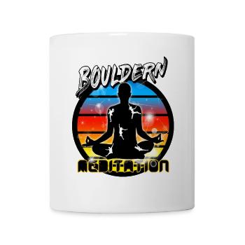 Bouldern - Tasse - Weiß - Vorne