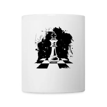 Chess Pieces Drawing - Mug - white - Front