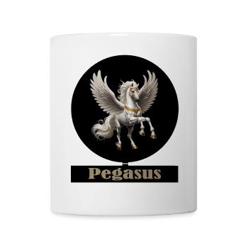 Pégase Cheval Ailé Majesté - Mug blanc - blanc - Devant