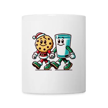 Christmas Biscuit And Milk Delight - Mug - white - Front