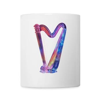 Harfe - Tasse - Weiß - Vorne
