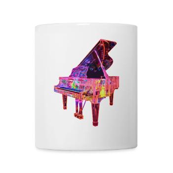 Piano - Mug blanc - blanc - Devant