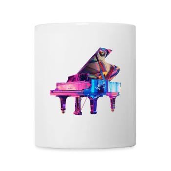 Piano - Mug blanc - blanc - Devant