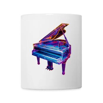 Piano - Mug blanc - blanc - Devant