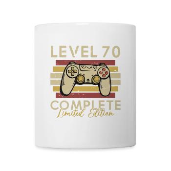 Stufe 70 abgeschlossen - Tasse - Weiß - Vorne