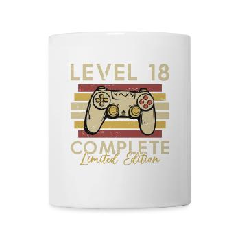 Stufe 18 Voll - Tasse - Weiß - Vorne