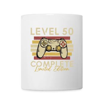 Niveau 50 Complet - Mug blanc - blanc - Devant