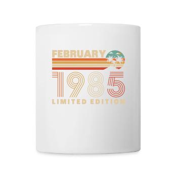 Février 1985 Vintage Anniversaire 1985 Cadeau - Mug blanc - blanc - Devant