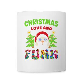 Christmas, Love and Funk – Festive Groove Music - Mug - white - Front