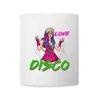 Noël Disco, Rave, Techno, House, Goa, Fête - Mug blanc - blanc - Devant