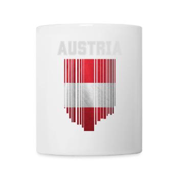 Flag of Austria, Austrian pride - Mug - white - Front