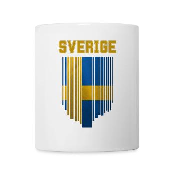 Flagge von Schweden, schwedischer Stolz - Tasse - Weiß - Vorne