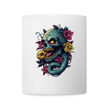 Skull and Snake - Tasse - Weiß - Vorne